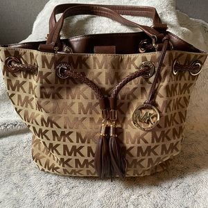Micheal Kors Brown Satchel Bag